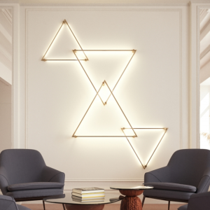 Thin Primaries Wall-Mounted Triangle