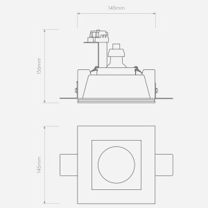 Blanco Square Adjustable