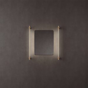 Thin Surface Mount Vanity Light