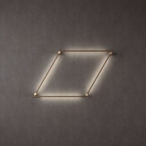 Thin Primaries Wall-Mounted Rhombus