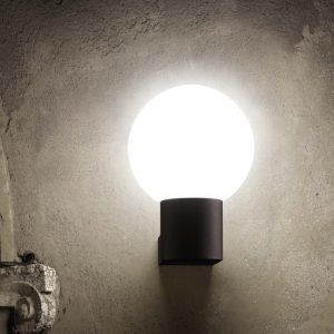 Moon Dark Grey Wall Lamp