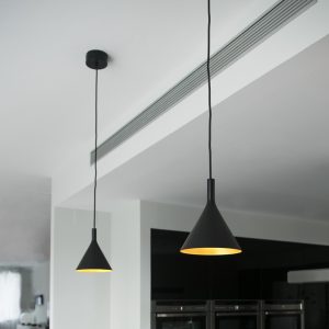 Pam-G Led Black And Gold Pendant Lamp