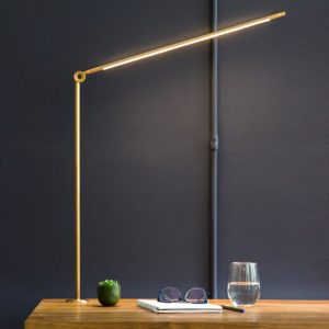 Thin Task Lamp with Desk Inset