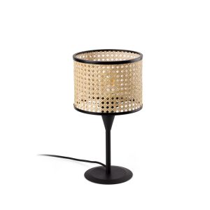 Mambo Black/Rattan Mini Table