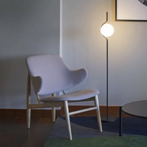 Le Vita Black Floor Lamp Dimmable