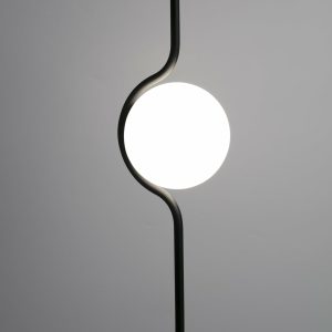 Le Vita Black Floor Lamp Dimmable