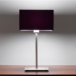 Ex display Park Lane table lamp Matt Nickel